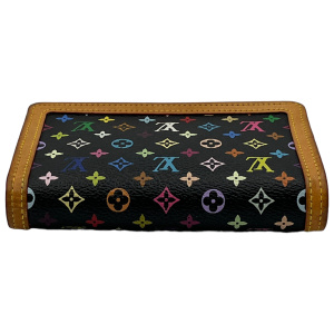 Louis Vuitton Viennois Multicolor Schwarz Geldbörse