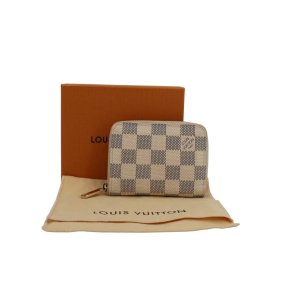 Louis Vuitton Zippy Coin Damier Azur Canvas