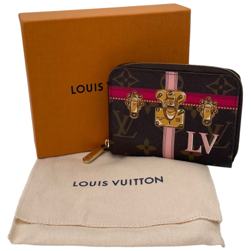 Louis Vuitton Long Wallet Monogram Summer Trunk Zippy Brown x Multicol in  2023