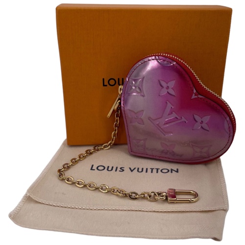 Louis Vuitton's Metallic Pink Heart Coin Purse