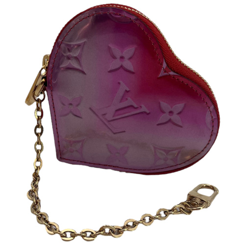 Louis Vuitton Heart Coin Vernis Valentinstag Geldbörse