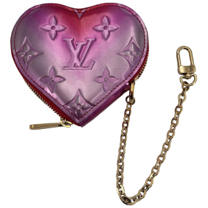 Louis Vuitton Heart Coin Vernis Valentinstag Geldbörse