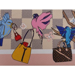 Louis Vuitton Damier Azur X-Mas 2018 Zippy