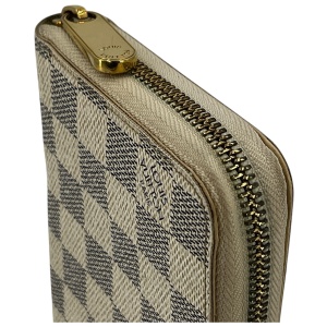 Louis Vuitton Zippy Damier Azur Purse