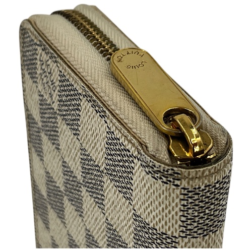 Louis Vuitton Zippy Damier Azur Purse