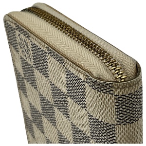 Louis Vuitton Zippy Damier Azur Purse