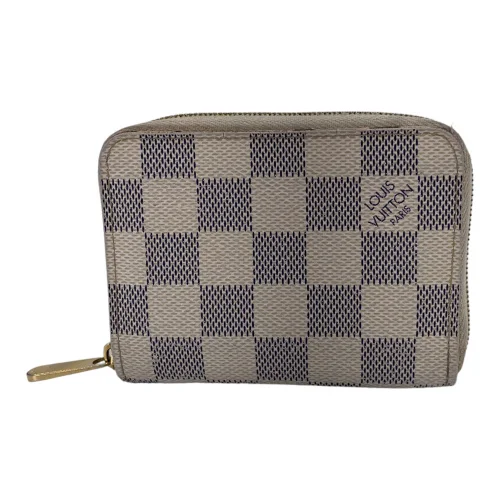 Louis Vuitton Zippy Coin Damier Azur Wallet