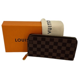 Louis Vuitton Zippy Damier Ebene Geldbörse