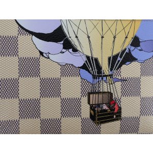 Louis Vuitton Zippy Illustre Balloon Damier Azur Purse