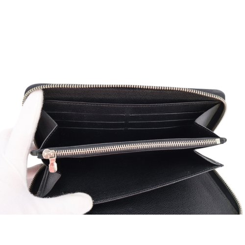 Louis Vuitton Zippy Organizer Epi Leder Schwarz