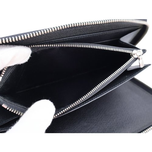 Louis Vuitton Zippy Organizer Epi Leder Schwarz