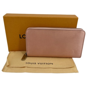 Louis Vuitton Zippy Epi Rose Nacre Wallet