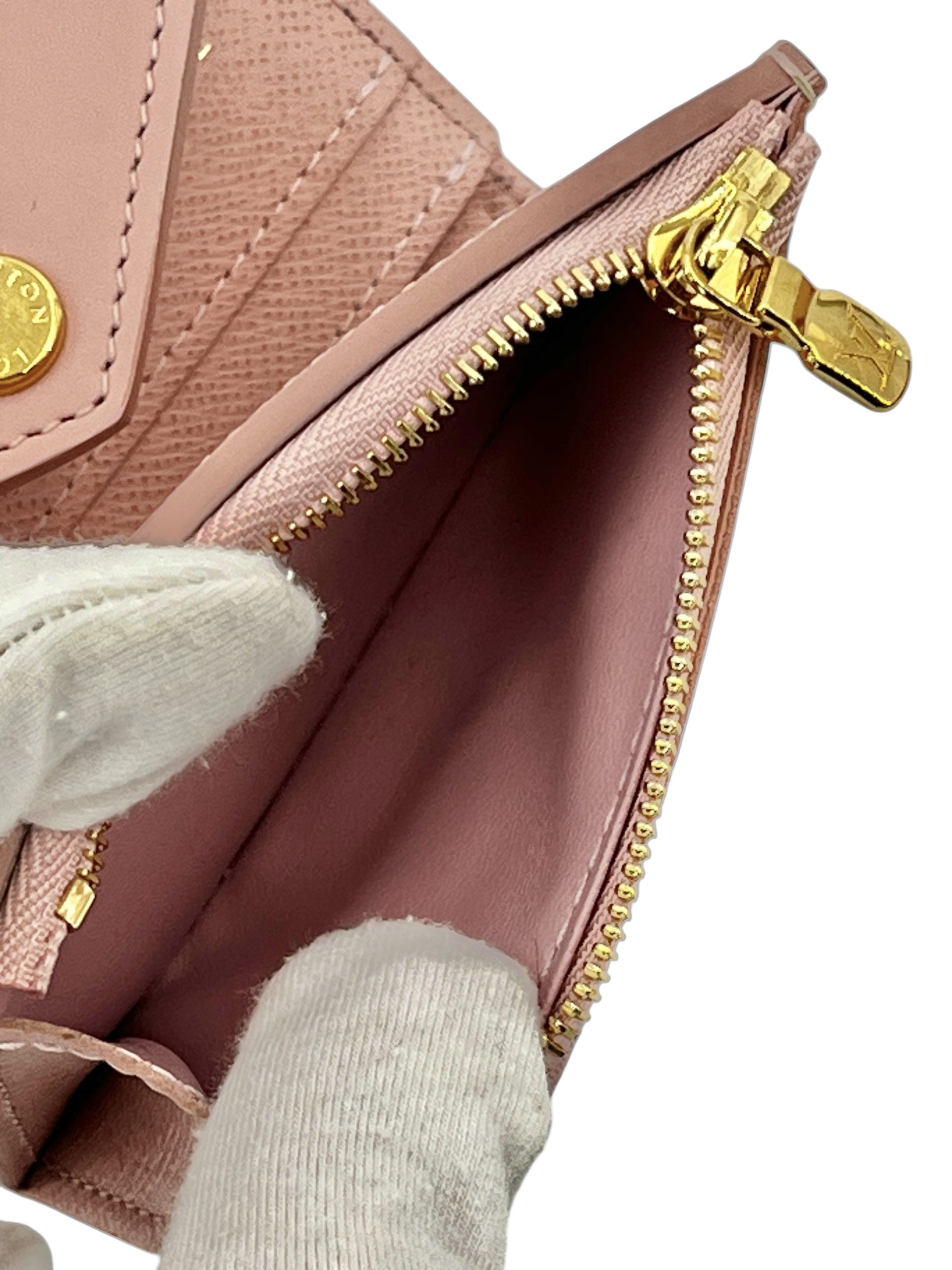 Louis Vuitton Zoe Damier Azur Rose Ballerine - I Love Handbags