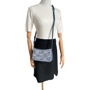 MCM Aren Jacquard Umhängetasche