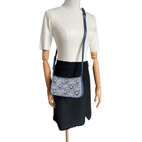 MCM Aren Jacquard Umhängetasche