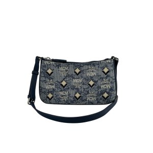 MCM Aren Jacquard Shoulder Bag