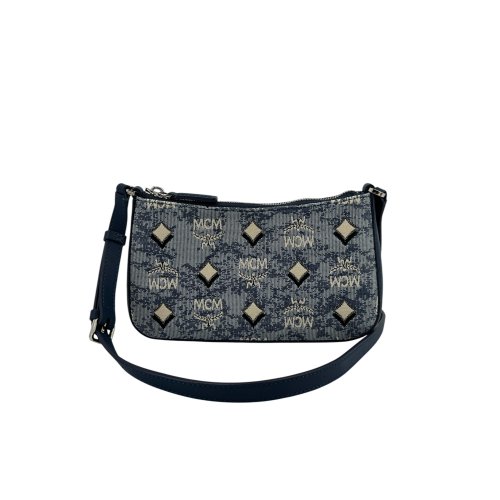 MCM Aren Jacquard Shoulder Bag