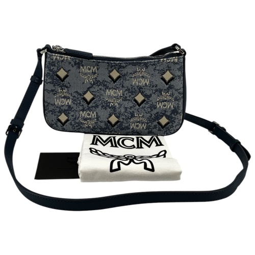 MCM Aren Jacquard Shoulder Bag