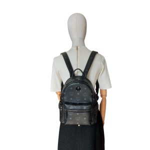 MCM Stark Mini Rucksack Schwarz