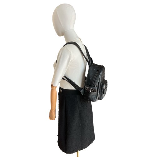 MCM Stark Mini Rucksack Schwarz
