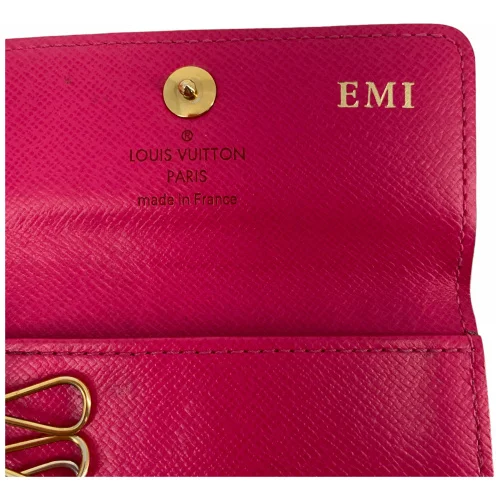 Louis Vuitton Key Case Murakami Multicolor Black