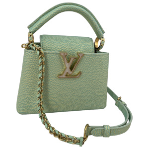 Louis Vuitton Capucines Mini Stardust Vert d’Eau