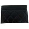 Chanel Card Case Calfskin Black SHW Chanel Chanel 7