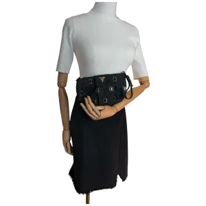 Prada Nylon Clutch Schwarz