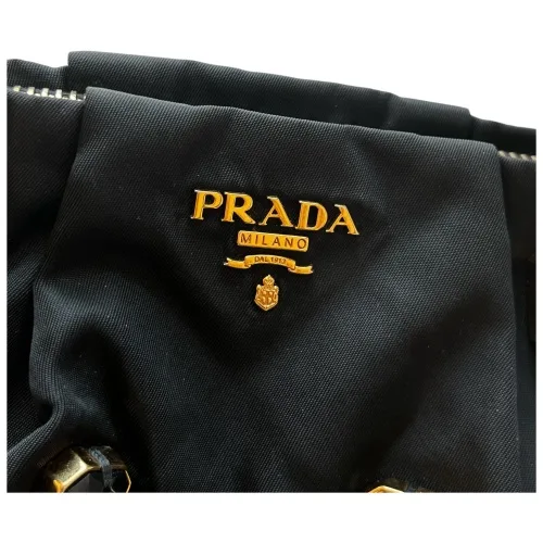 Prada Nylon Clutch Schwarz