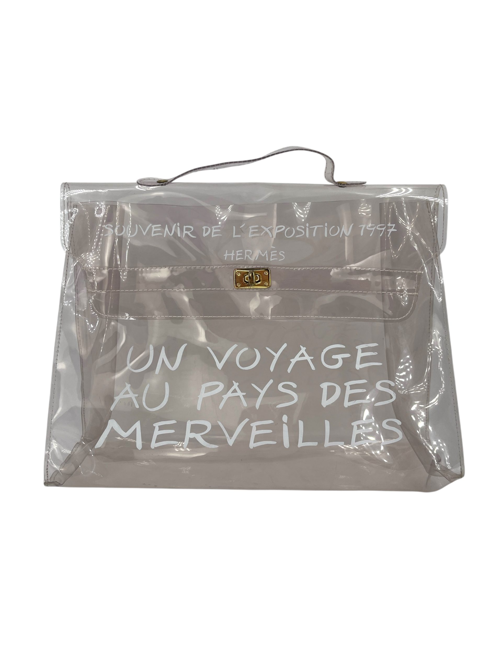 Hermès Vintage Vinyl Kelly I Love Handbags