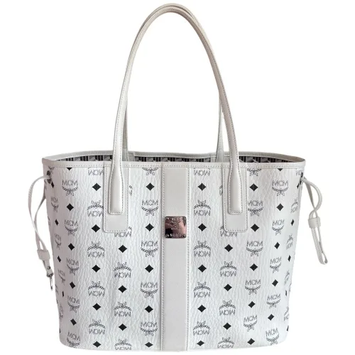 Mcm Liz Shopper Mcm Handtasche Weiss MCM Liz Shopper Medium I Love
