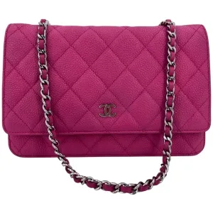 Chanel Wallet on Chain WOC Kalbsleder Pink