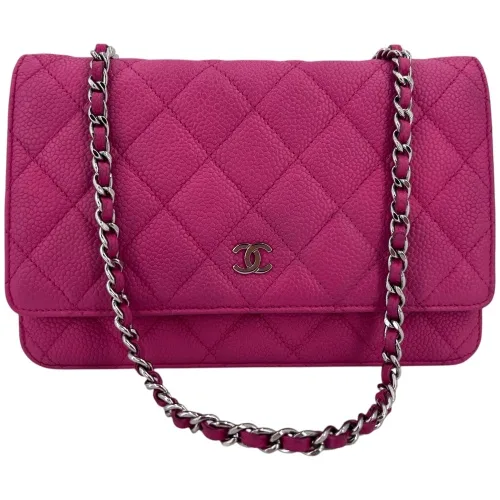 Chanel Wallet on Chain WOC Kalbsleder Pink