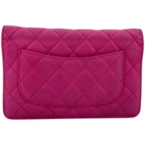 Chanel Wallet on Chain WOC Kalbsleder Pink
