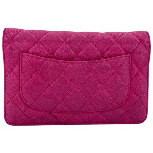 Chanel Wallet on Chain WOC Calfskin Pink