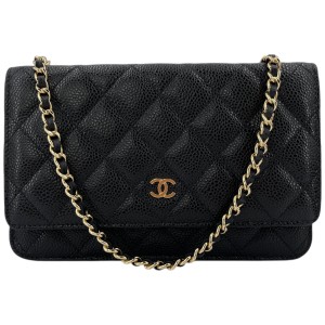 Chanel Wallet on Chain WOC Kalbsleder Schwarz