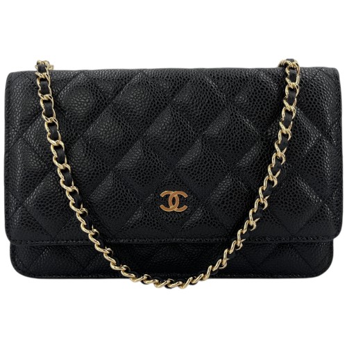 Chanel Wallet on Chain WOC Kalbsleder Schwarz