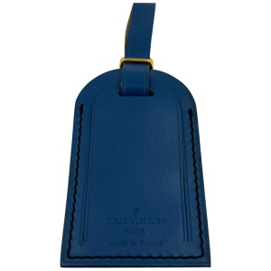 Louis Vuitton Luggage Tag Bag Tag Blue