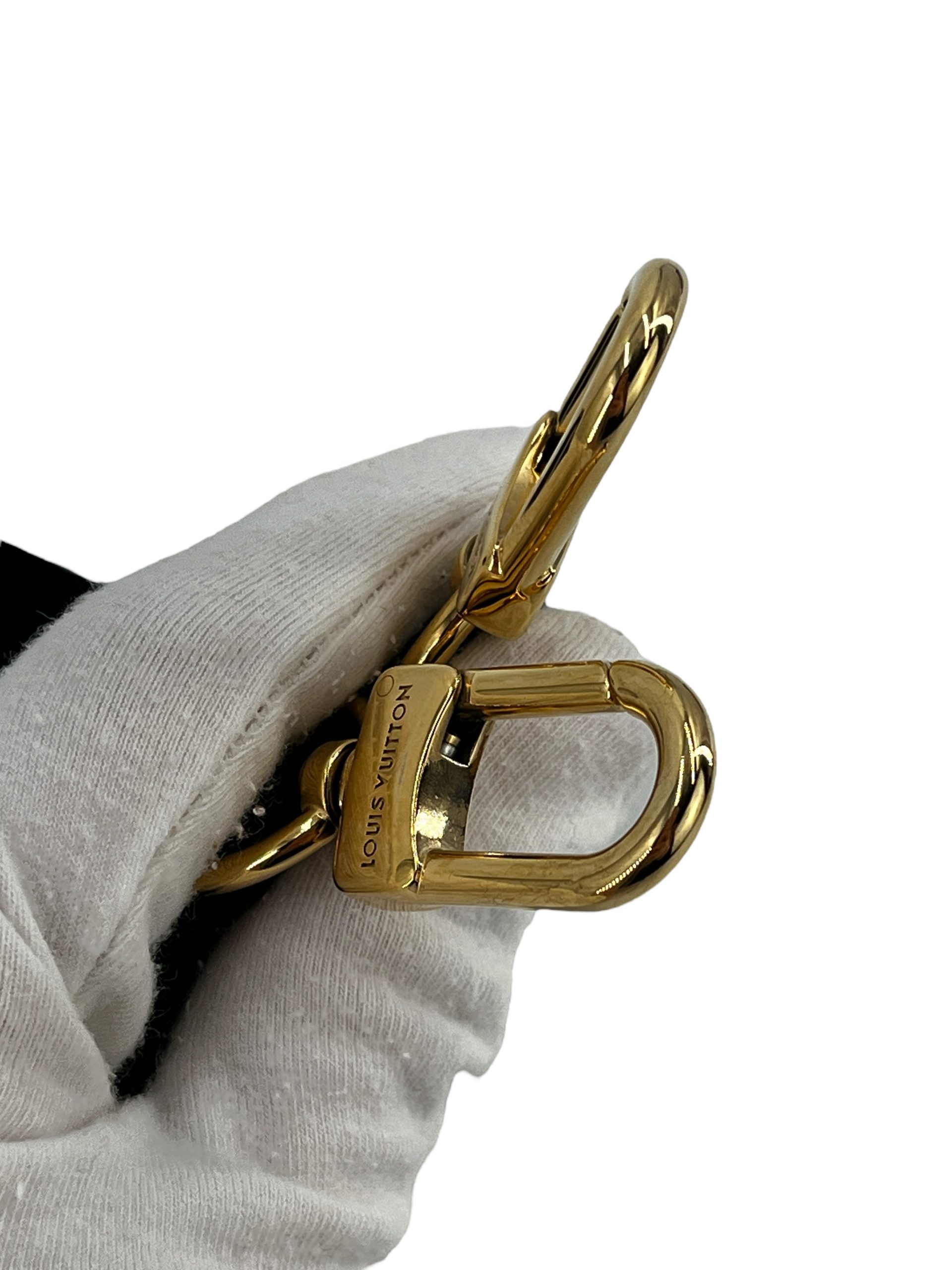 Louis Vuitton Bandouliere Jacquard Shoulder Strap Black - I