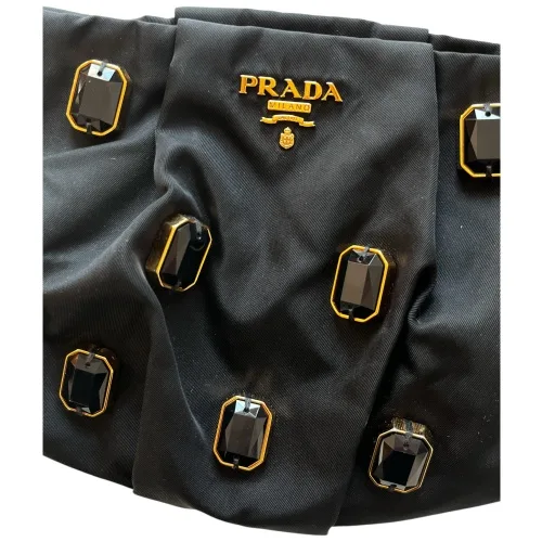 Prada Nylon Clutch Schwarz