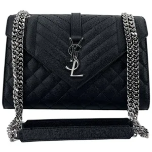 Saint Laurent Envelope Medium Schwarz