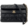 Chanel Triple Flap Bag Schwarz Chanel Chanel 22