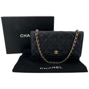 Chanel Wallet on Chain WOC Kalbsleder Schwarz