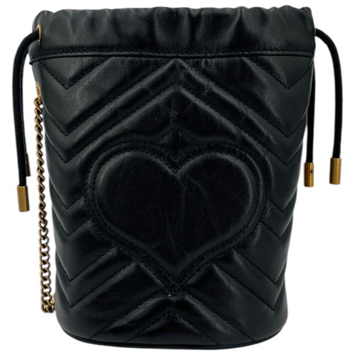 Gucci Marmont Bucket Bag Schwarz