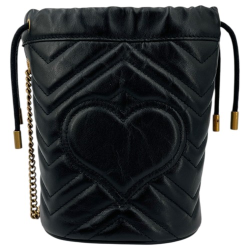 Gucci Marmont Bucket Bag Black