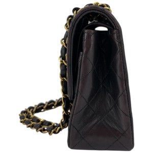 Chanel Timeless Double Flap Bag Small Lammleder Schwarz
