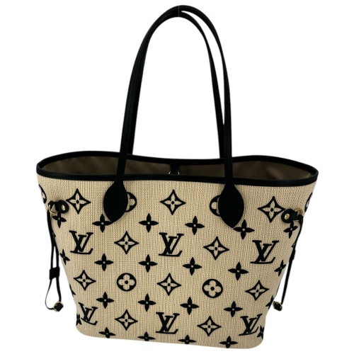 Louis Vuitton Neverfull MM By the Pool Raffia