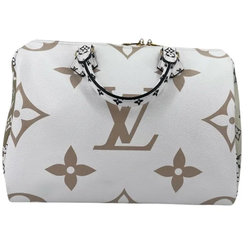 Louis Vuitton Speedy 30 Bandouliere Giant Khaki
