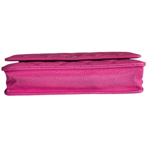 Chanel Wallet on Chain WOC Pochette Kalbsleder Pink SHW