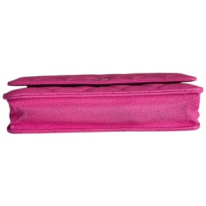 Chanel Wallet on Chain WOC Calfskin Pink